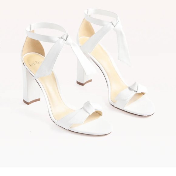 Alexandre Birman Clarita Block 90 White Sandal - Worn Once!! - Picture 7 of 7